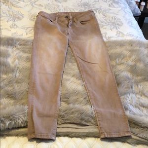 American Eagle Light Pink Super Stretch jeans